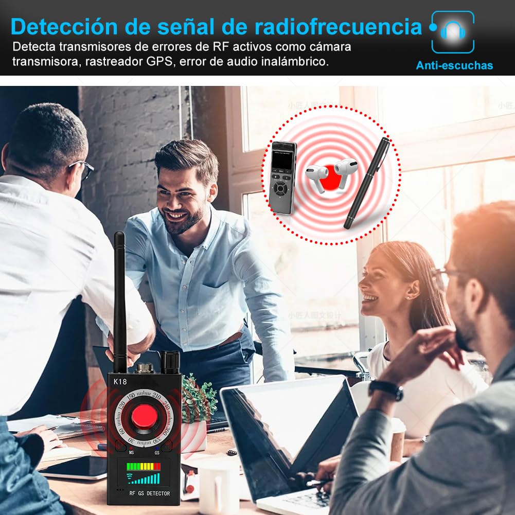 Detectores de cámara Oculta, Detector de Dispositivo Oculto, Detector de Errores, Detector antiespía, Detector de señal RF, Dispositivo de Seguimiento GPS con cámara Oculta