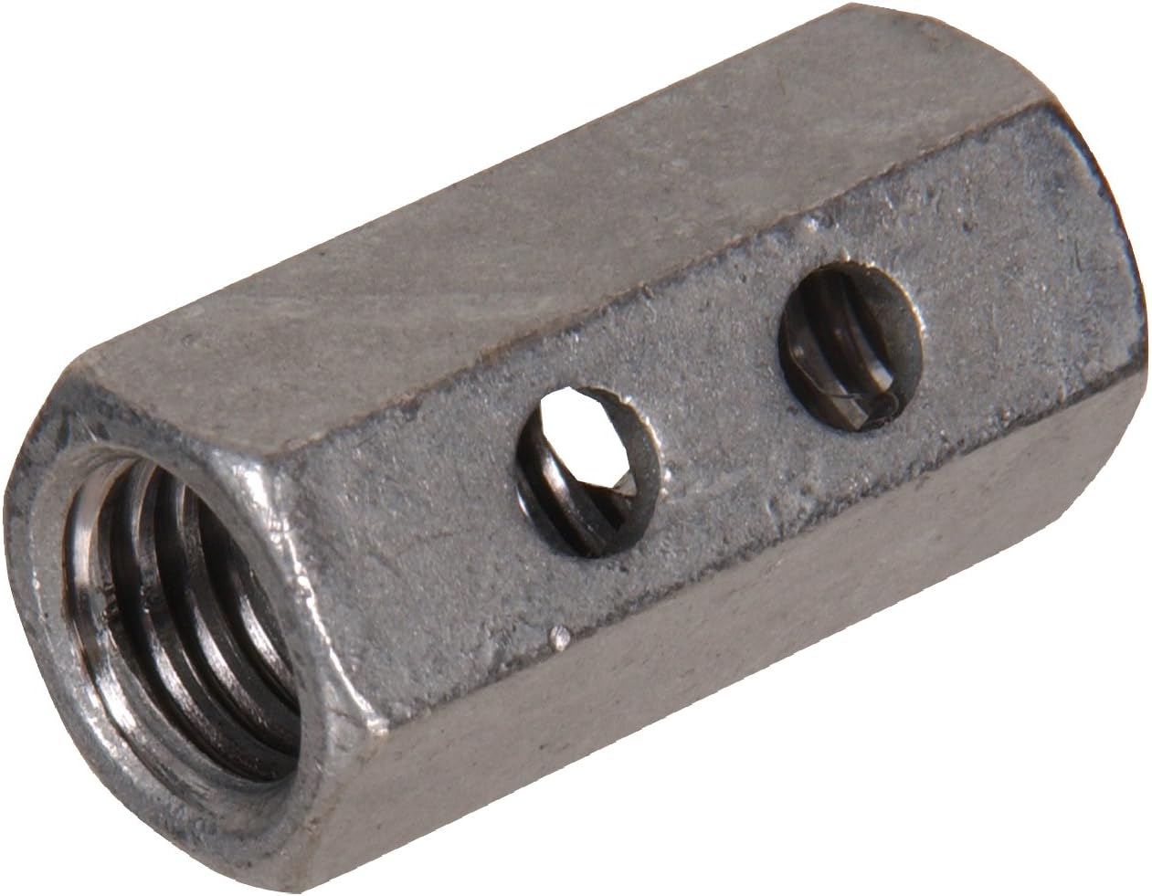 The Hillman Group 180480 1/2-13 Coupling Nut-Inspection Hole, 25-Pack