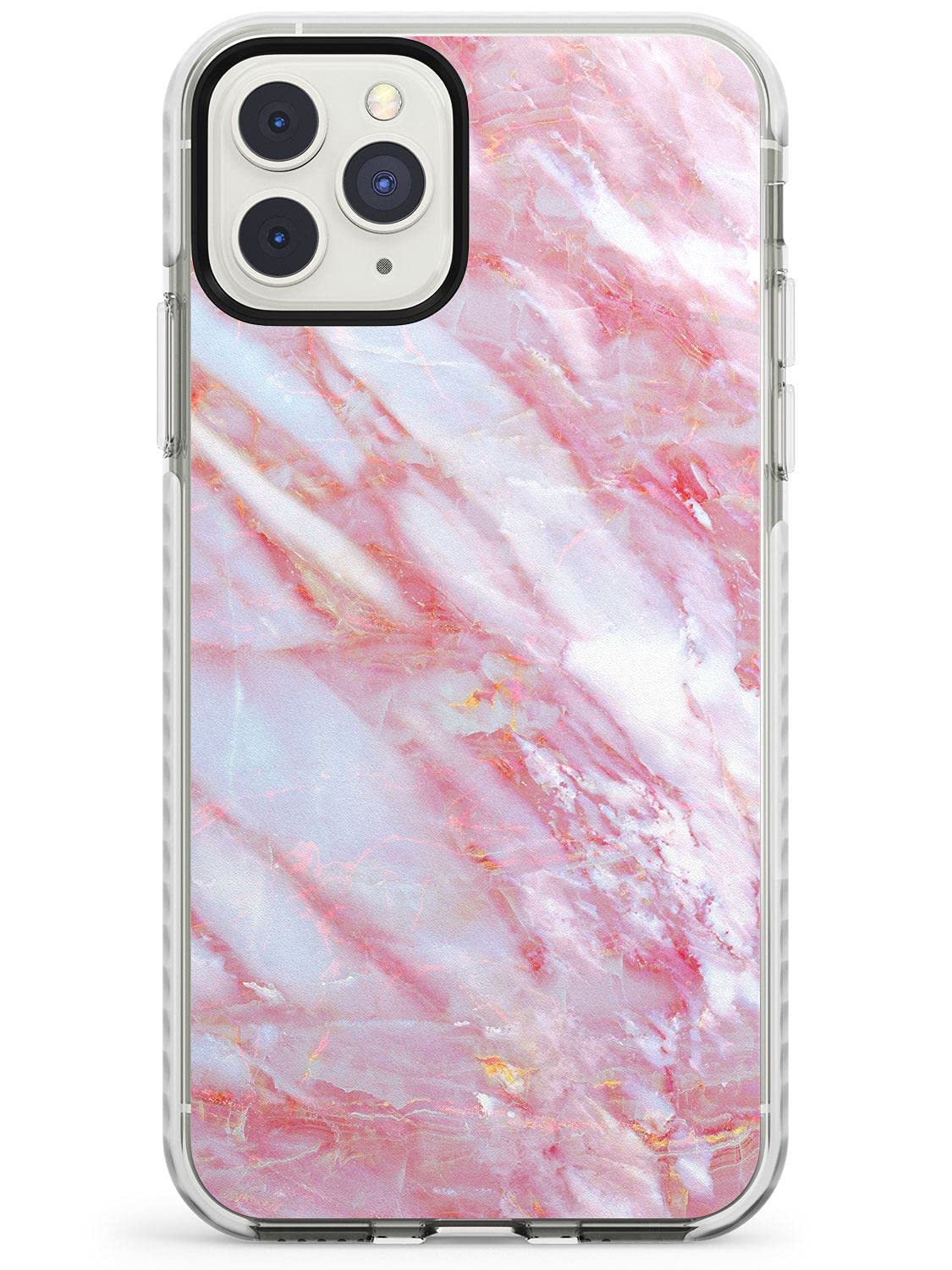XWCG Cover per iPhone 12 12 PRO 12 PRO Max Cover Marmo Custodia Protettivo TPU Bumper Ultra Sottile Antiurto Case Anti Impronta Digitale Cover,Rosa,12mini