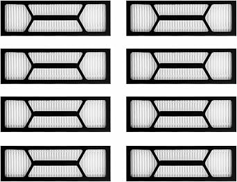 SagaSave 8PCS HEPA Filters Replacement Parts Compatible with EUFY S1 PRO Robot Vacuum Accessory, Filters Accessories Kit