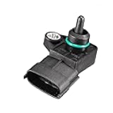 MAP Manifold Absolute Air Pressure Sensor 39300-2B000 Compatible with Hyundai Accent Azera Equus Genesis Sonata Tucson Sante Fe Kia Cadenza Forte Optima Rio Rondo Sorento Soul Sportage