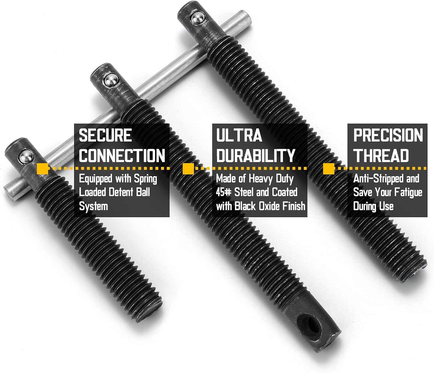 Valve Spring Compressor 10-piece, Automotive Small Engine Valve Spring Compressor, C-clamp Service kit, with Pusher Adapters, Extension Rods and Hand level for Motorcycle, Car, ATV