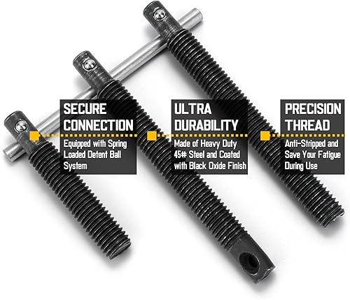 Miniatura 5 de Compresor de resorte de válvula de 10 piezas, compresor de resorte de válvula de motor pequeño automotriz, kit de servicio de abrazadera en C, con