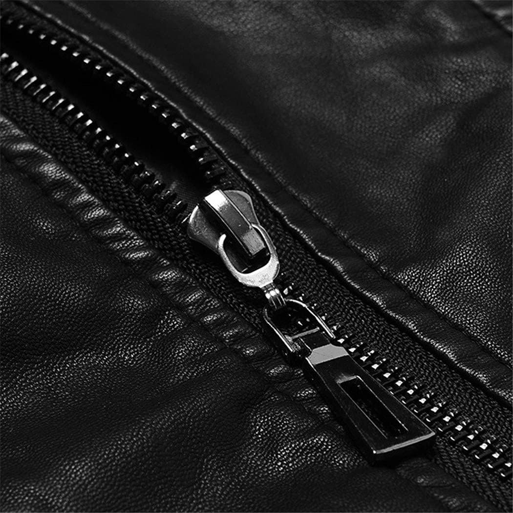 KEHAIOO Women's Leather Jacket Bright Colors Black Motorcycle Coat Short Faux Leather Biker Soft Jacket