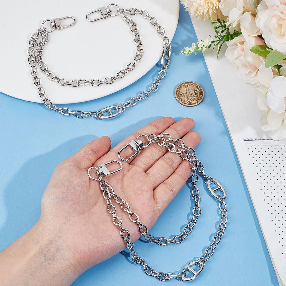 UNICRAFTALE 2Pcs 11.46" Bag Extender Chain for Handbag Decoration image 4