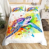Vista 42 de Juego de ropa de cama con dinosaurios para niñas tamaño individual, lindo juego de funda de edredón rosa y morado con dinosaurios de dibujos