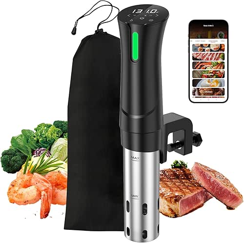 5G WIFI Sous Vide Machine|1100 Watts Sous Vide-Precision Cooker with
