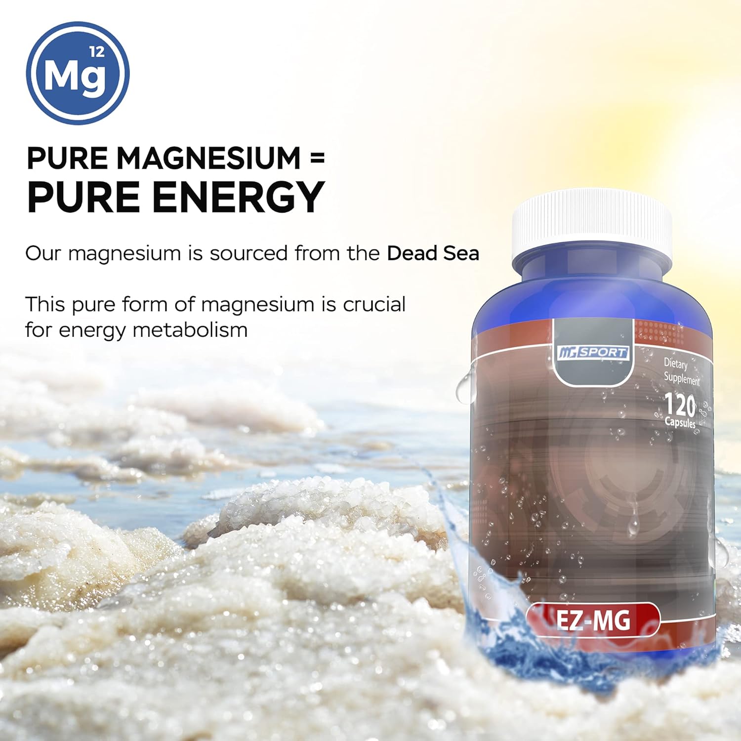 Buy Ez Mg High Absorption Zinc And Magnesium Easy On Stomach For Muscle Recovery With Vitamins B6 E B9 Folic Acid 120 Capsules Online In Italy B071qwsjld