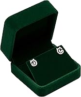 Vista 3 de Cajas de regalo de pendientes de terciopelo Joyero (verde)