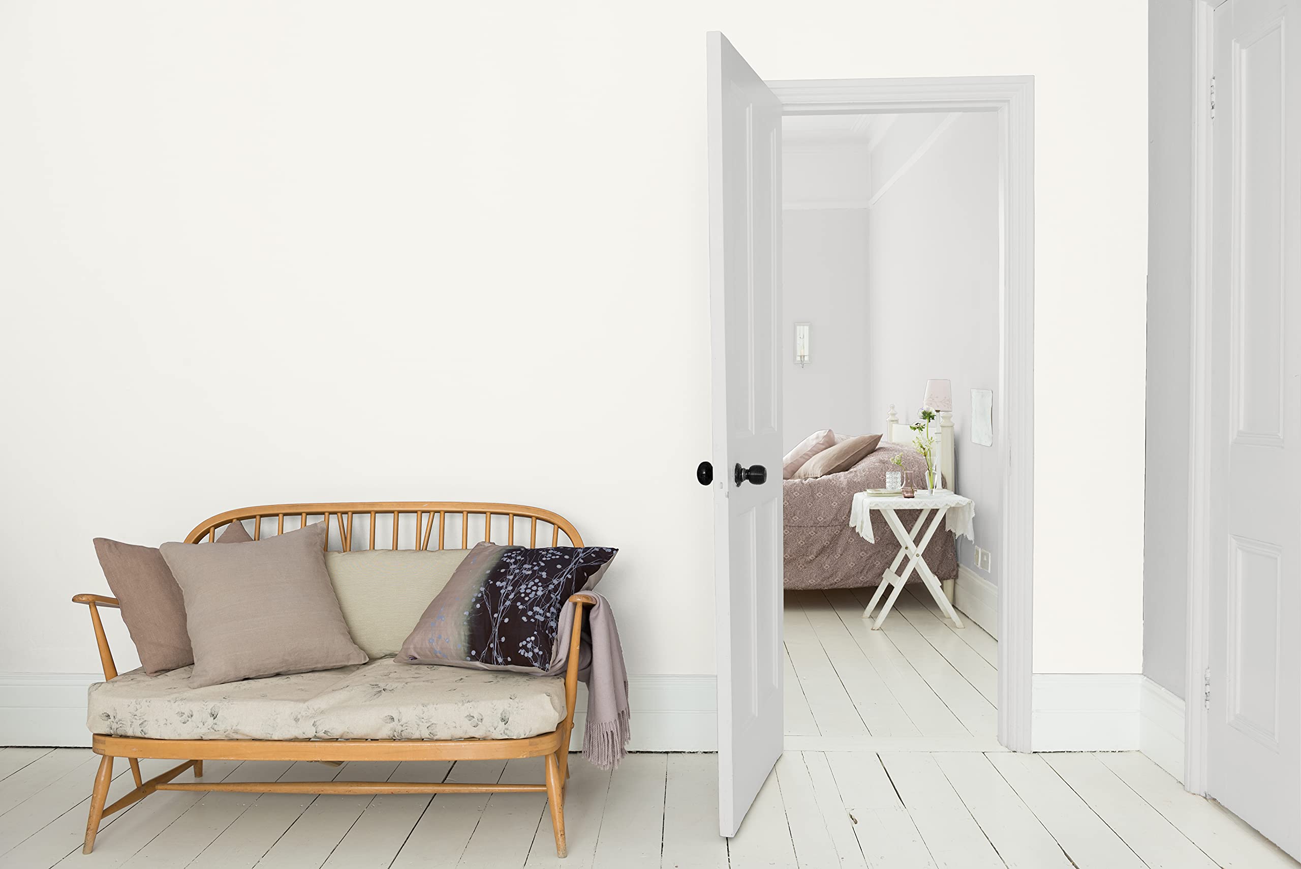 Dulux Valentine Peinture Si Simple Peinture Intérieure Toutes Pièces - Peinture Mur et Plafond, Porte et Plinthe - Couleur : Le Blanc Satin - 2,5 L