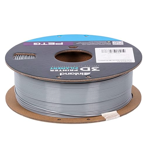 Miniatura 5 de Micro Center - Filamento PETG interior de 0.069 pulgadas, filamento de impresora 3D PETG gris, filamento de impresión 3D de 0.069 pulgadas, carrete