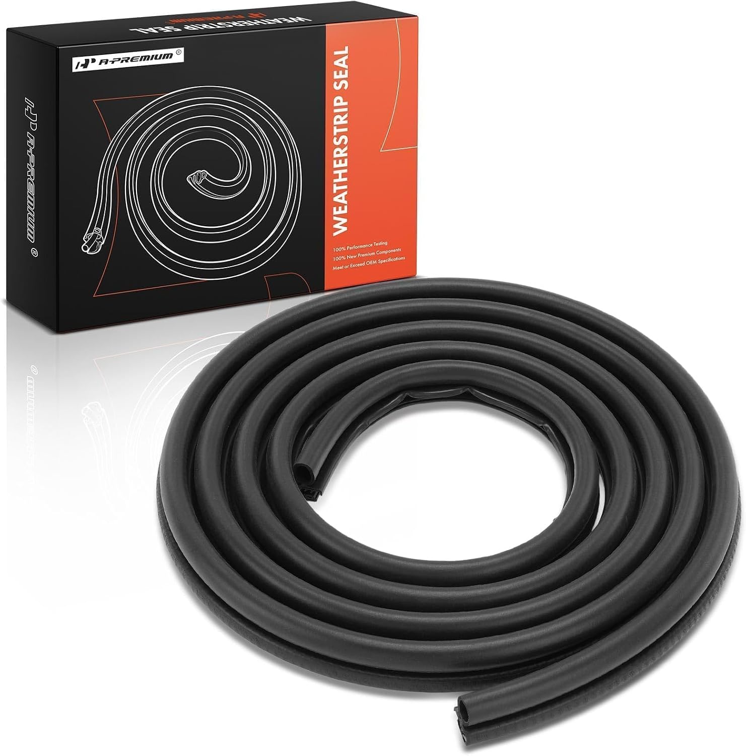 A-Premium Front Driver Side Door Weather Strip Seal Compatible with Chevrolet Silverado 1500/2500/3500, Tahoe & GMC Sierra 1500/2500, Yukon & Cadillac