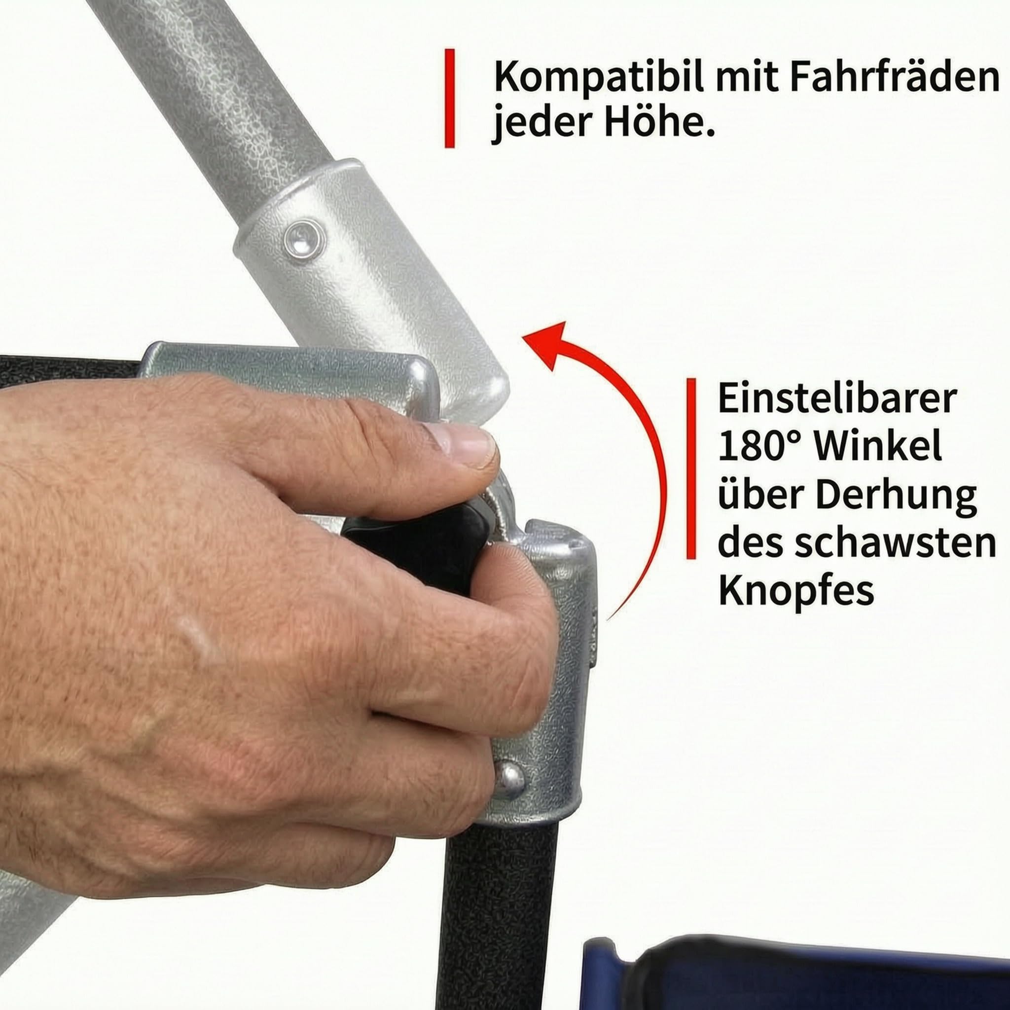 Tmz Remorque de vélo avec plate-forme de support de 125 l, remorque avec attelage, remorque pour vélo 50/120 kg, chariot avec pneus amovibles, cadre pliable, autocollants réfléchissants