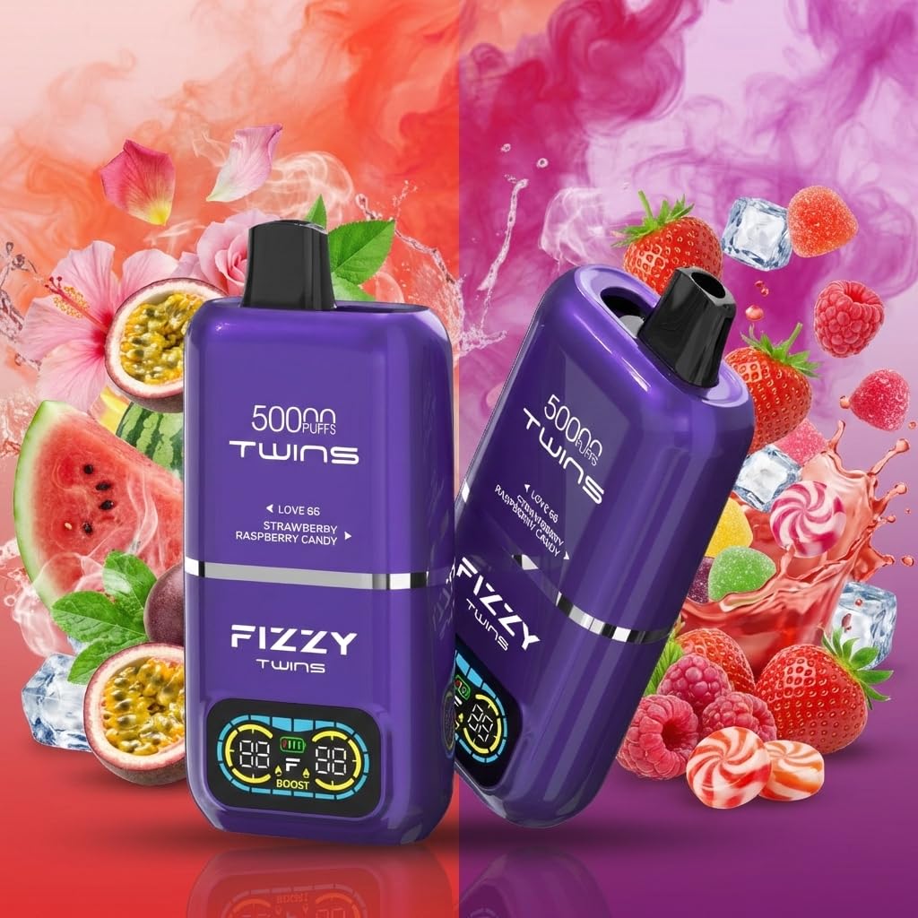 Amazon | メーカー公式｜Fizzy Twins 50,000パフ×2フレーバー切替型