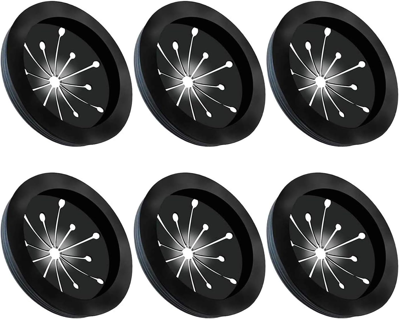 6 Pack Garbage Disposal Splash Guards Food Waste Disposer Accessories