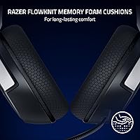 Vista 5 de Razer Kaira HyperSpeed Wireless Gaming Headset for PlayStation 5 / PS5, PS4, PC, Mobile: 50mm Drivers - HyperClear Cardioid Mic - Memory Foam