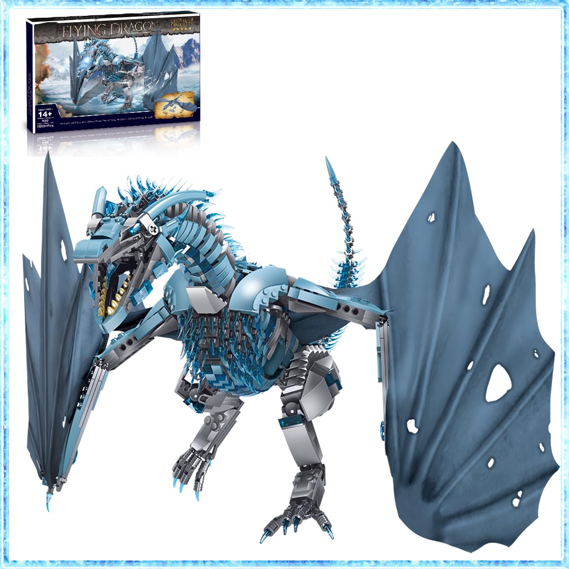 Amazon.co.jp: Oqluk ドラゴンビルディングトイ ビルディングブロック