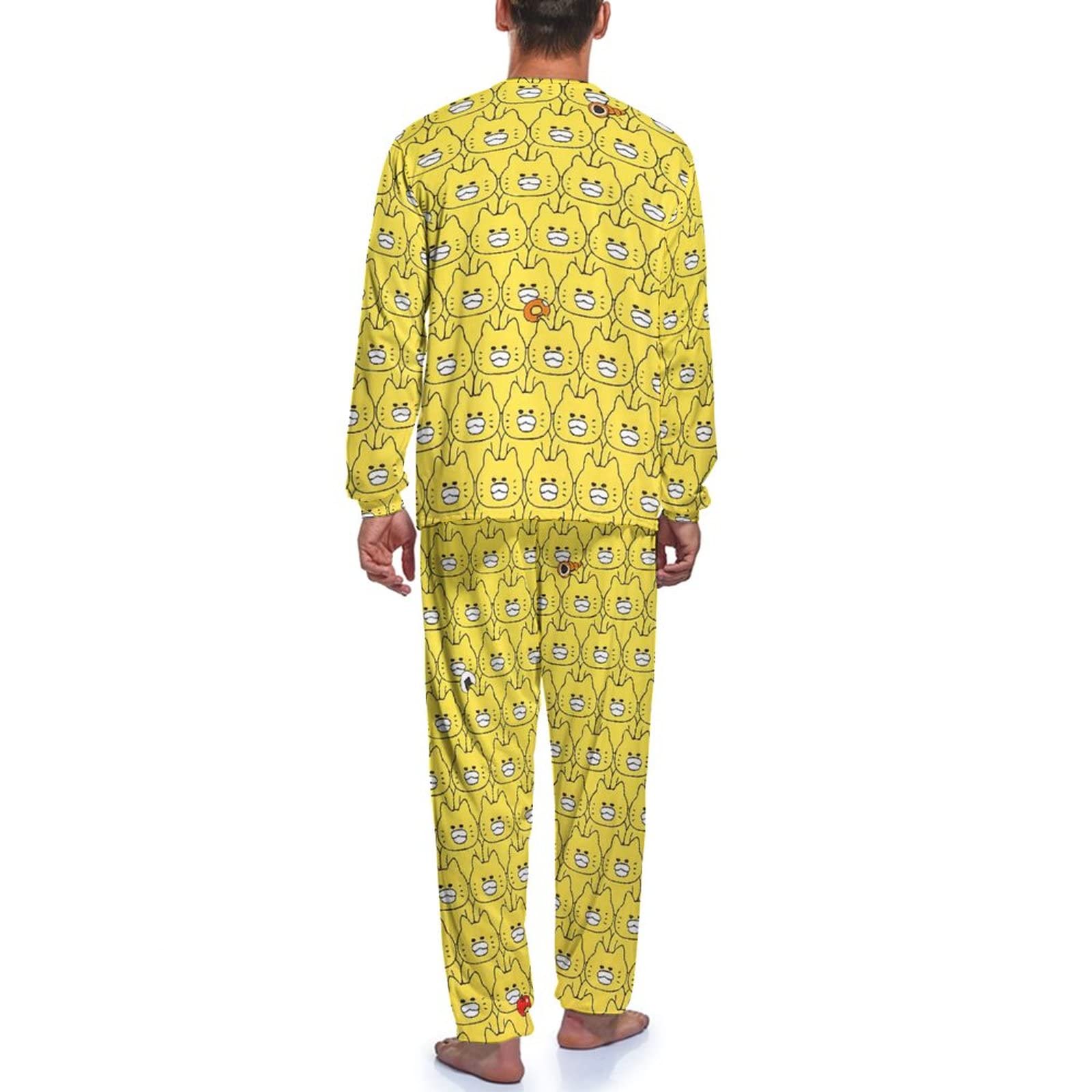 Amazon.co.jp: ノラネコぐんだん パジャマ メンズ 男性用 長袖&長