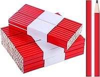 Vista 7 de 36 lápices de carpintero a granel, lápices de construcción octogonales de plomo negro plano, marcado para carpintería