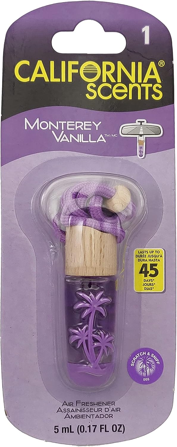 California Scent Air Fresheners Hanging Vial Monterey