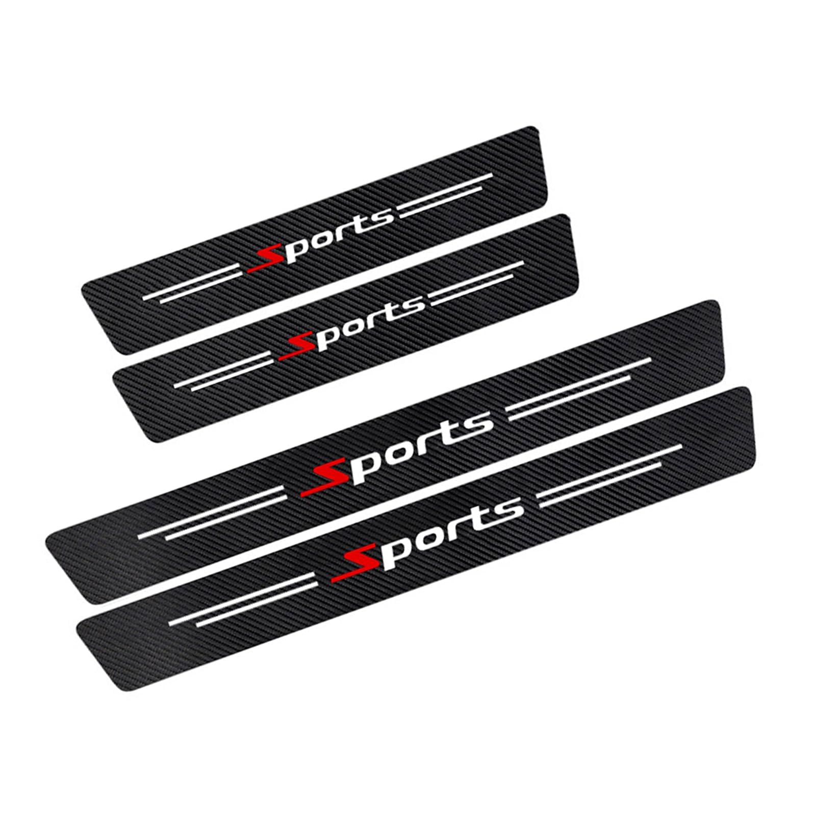 Ydstniu 4Pcs Car Door Sill Protector For Mazda Cx-5 Cx5 2013-2022 2023 2024, Threshold Scuff Plate Carbon Fiber Stickers Welcome Pedal Protector Cover Styling Accessories,