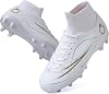 Kids Soccer Cleats Boys High Top Football Cleats Girls Soccer Shoes