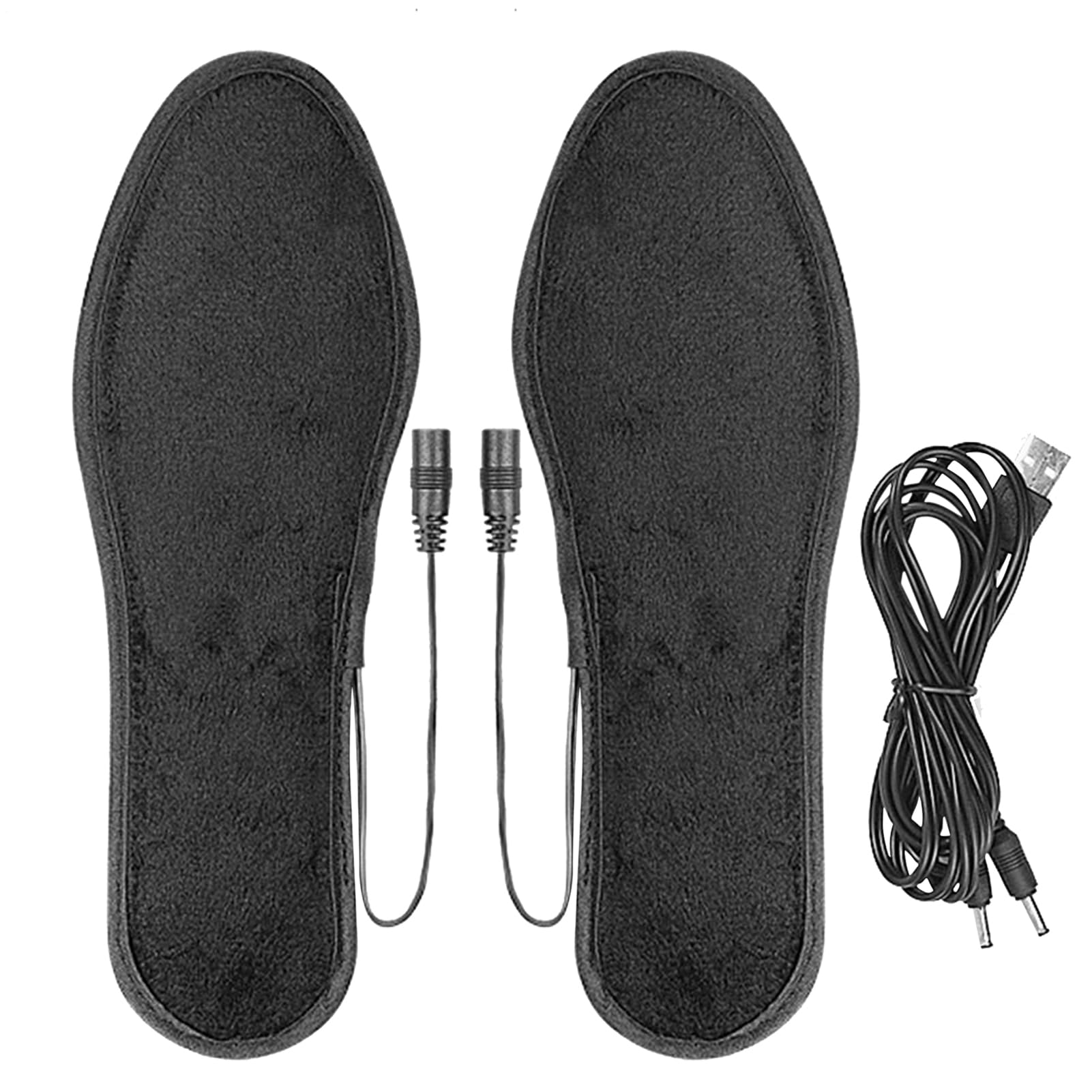 USB Heated Insoles,Heated Shoe Inserts - Heating Pad Electric Insole Cuttable Foot Warmers, Insoles USB Washable | for Men And Women