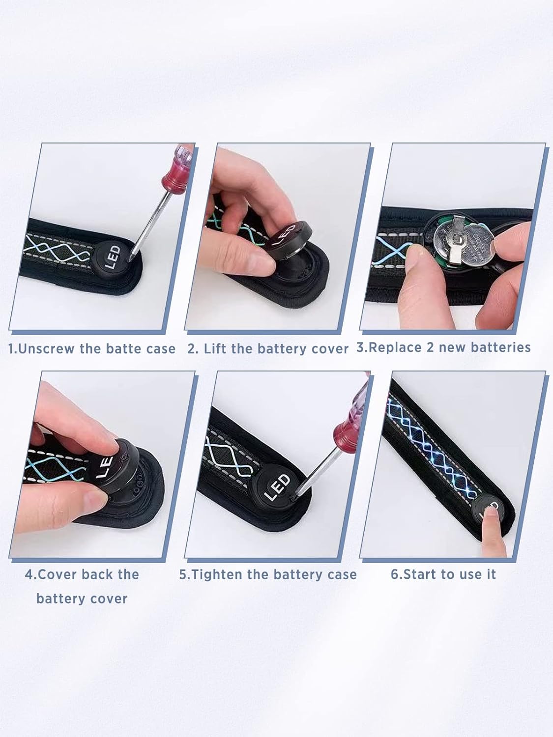 Rubor LED Horse Tack, LED Horse Boots 4pcs, Night Horse Riding Equipment, Adjustable Visibility Equestrian Safety Gear, Outdoor Sports Equestrian Equipment : Pet Supplies