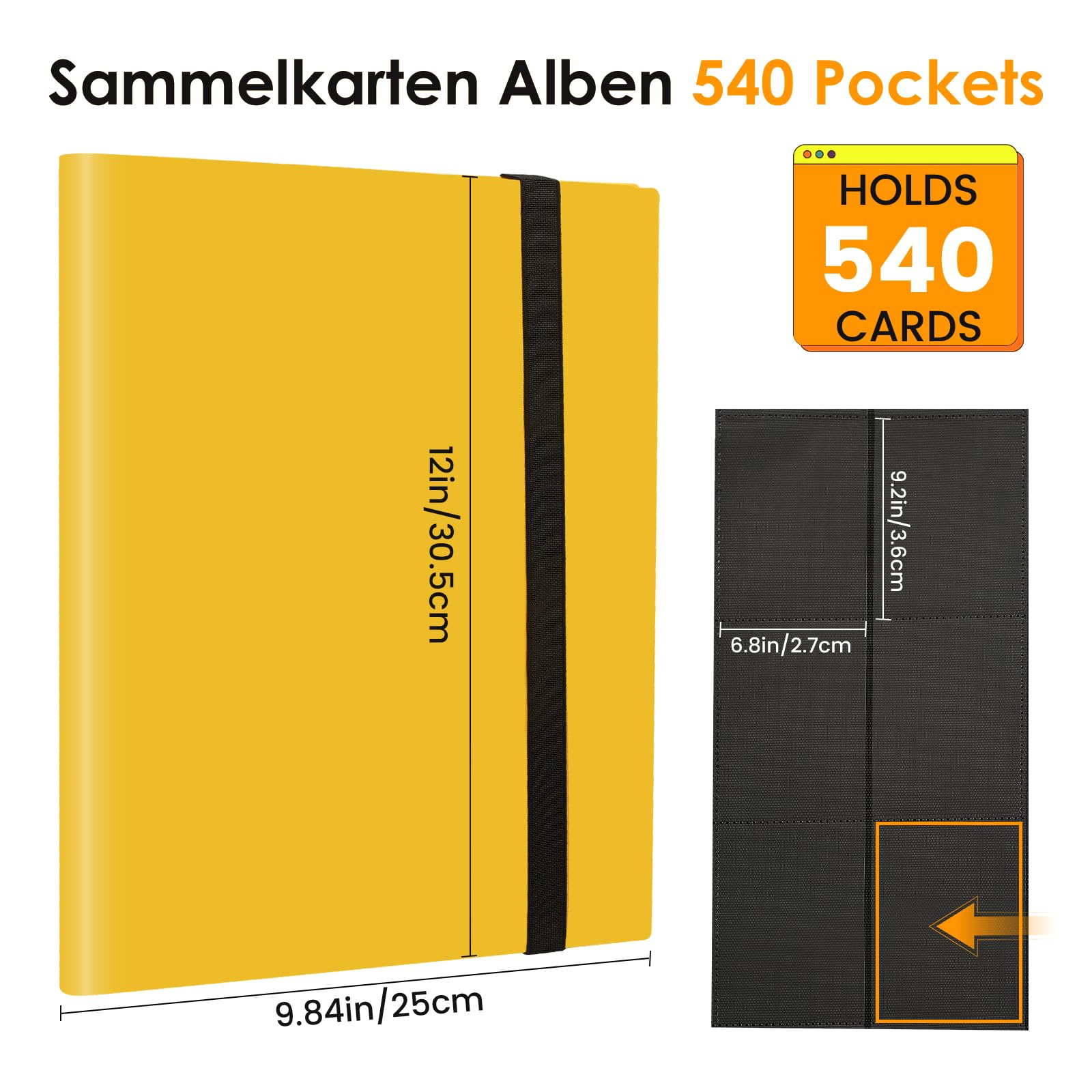 PESLNG Collector's Card Album, Trading Card Album and Waterproof - Image 2