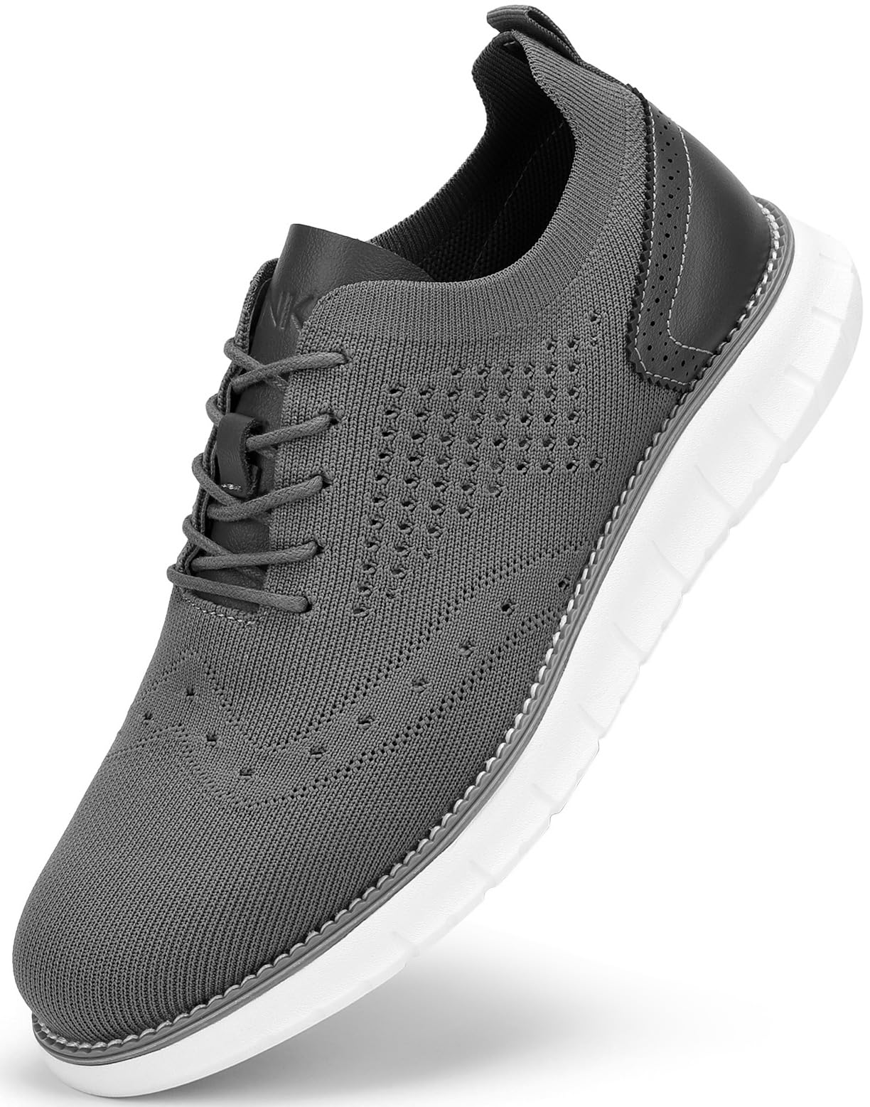 SVNKE Anzugschuhe Herren Schnürschuhe Business Oxfords Sneaker | Atmungsaktiv Gestrickter Stoff Formale Moderne Klassische Freizeit Hochzeitsschuhe
