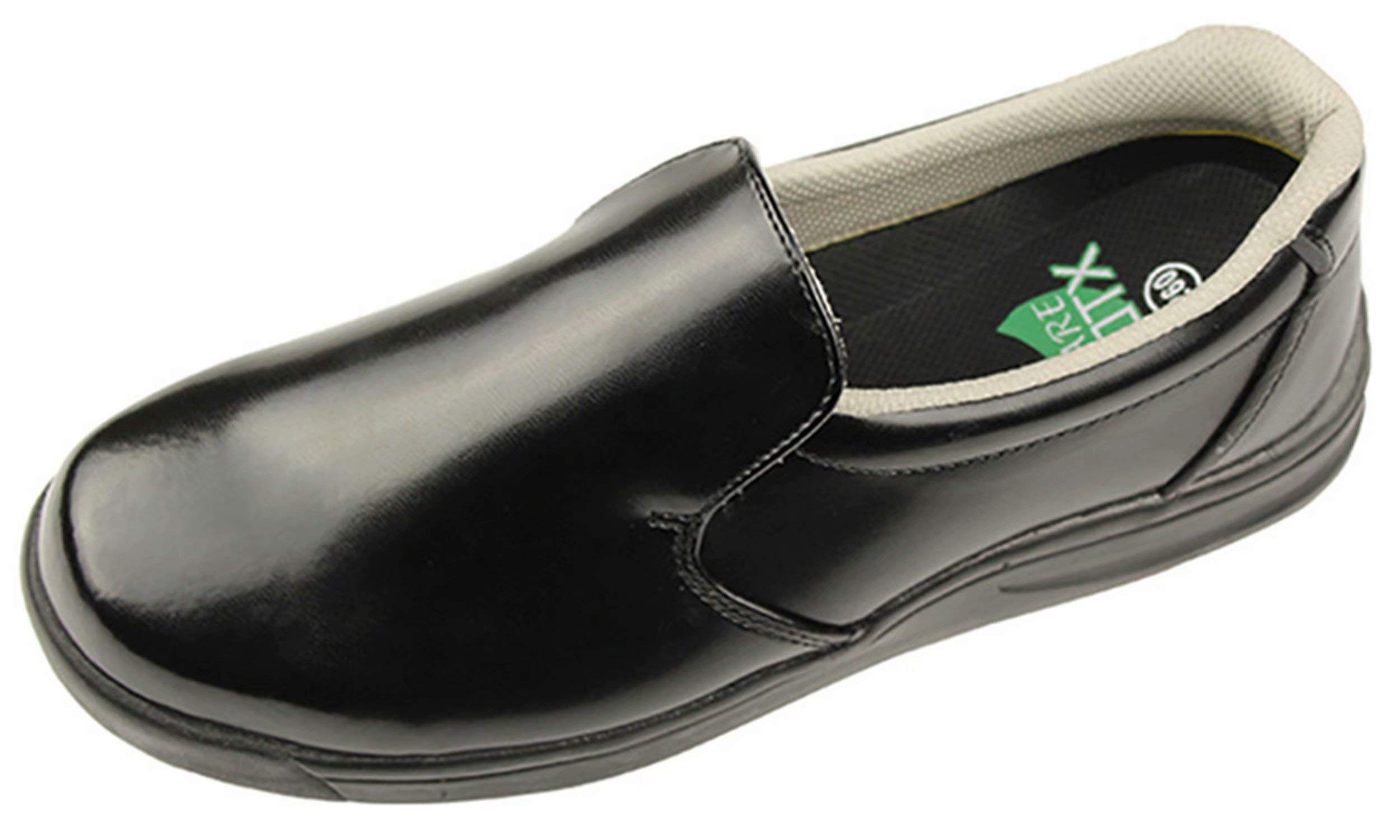 DDTX Chef Kitchen Work Shoes Unisex SRC Slip and Oil Resistant Lightweight Black 9US