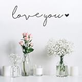 Vinyl Wall Art Decal - Love You - 5.5