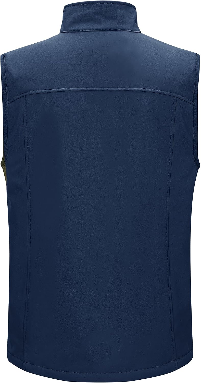 Outdoor Ventures Men's Golf Vest Outerwear Quilted Casual Lightweight