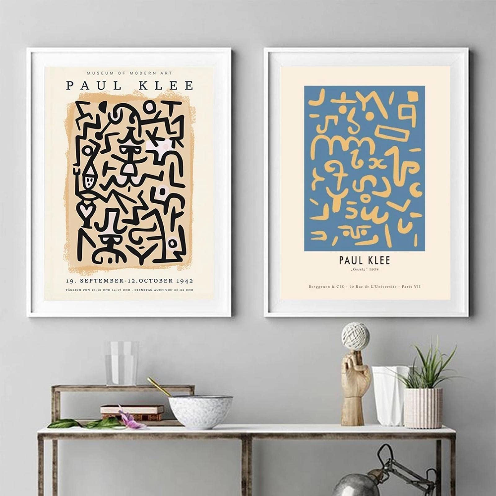 Peinture Matisse pour affiche de salon et décoration murale géométrique
