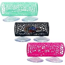 3PCS Betta Fish Accessories, Betta Hammock, Betta Fish Tank, Surface-Level Hiding Spots for Decor Set in Black Pink Green, Home Fish Tanks Decoration