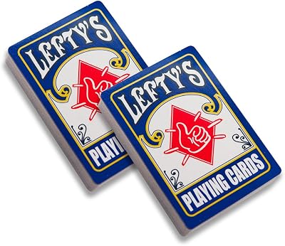 Lefty's True Left-Handed Playing Cards, 2 Decks