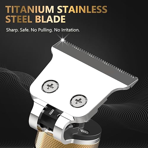 Ufree Hair Trimmer & Beard Trimmer for Men Professional — top-down angle highlighting key features