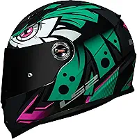 Capacete Ls2 FF358 Tribal Verde Feminino Masculino