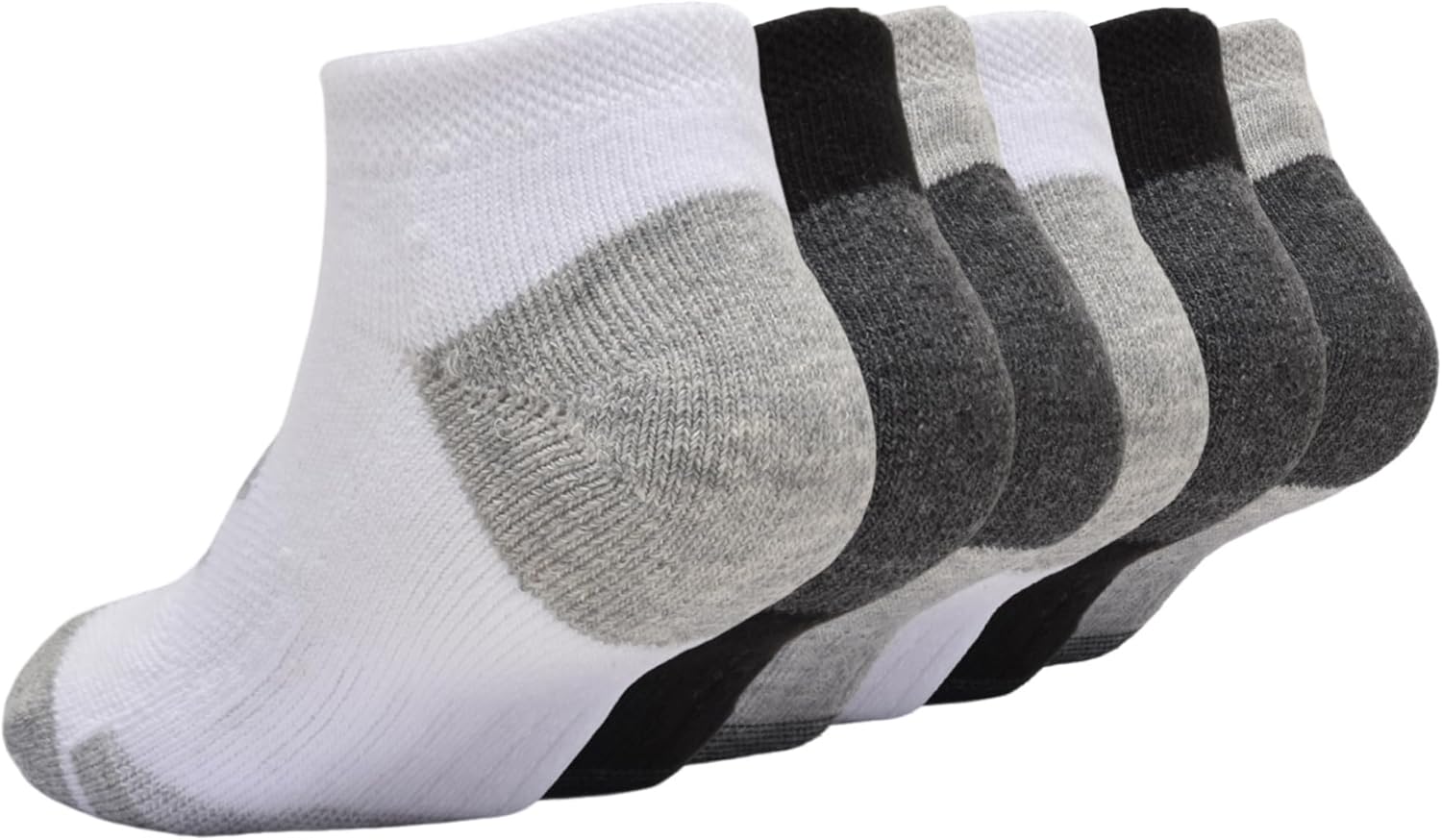 Under Armour unisex-baby 6-pack Eco Performance Tech Half-cushion Low-cut Sock - Image 4