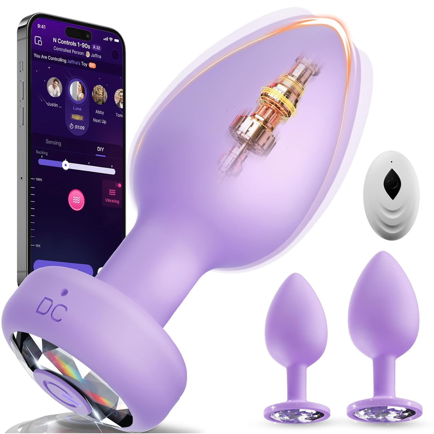 Anal Plug Vibrating Butt Plug Adult Sex Toys 3PCS Silicone Anal Plugs Anal Sex Toys with Remote Control