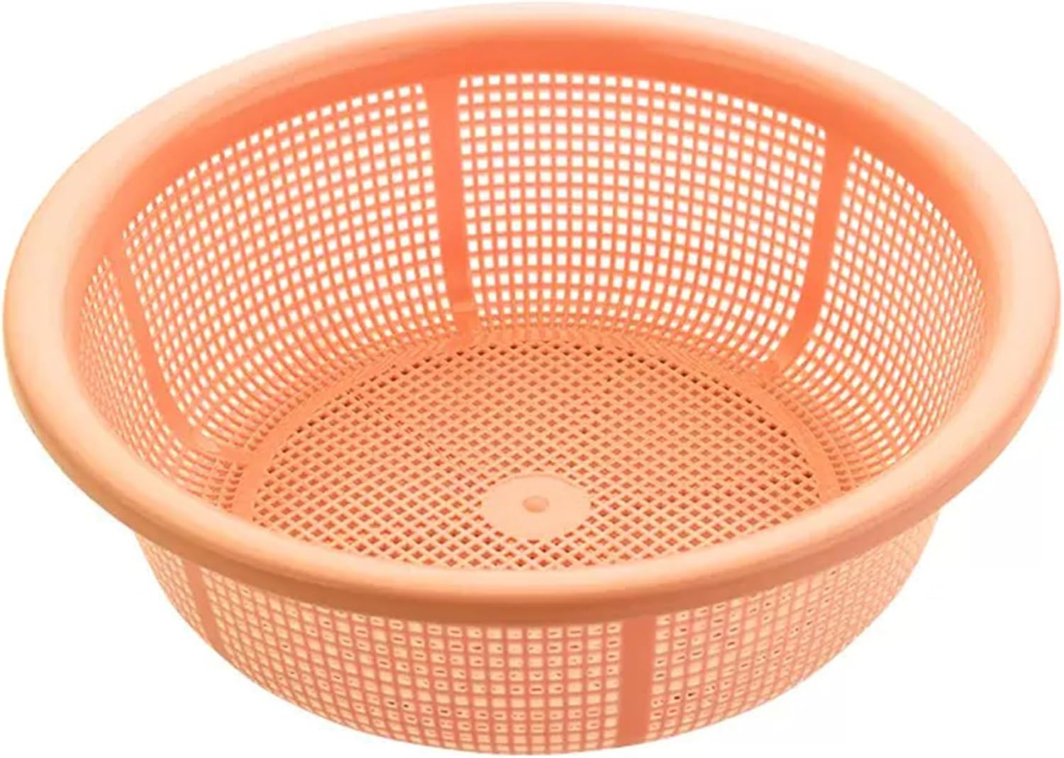 8Pcs Round Colander Strainer, 3 Blue, 3 Green, 2 Orange | Plastic Wash Basket for Kitchen Wash Fruit Vegetable Drain Food Strainer Drainer Basket