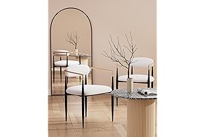 Morden Fort Modern Boucle Dining Chair