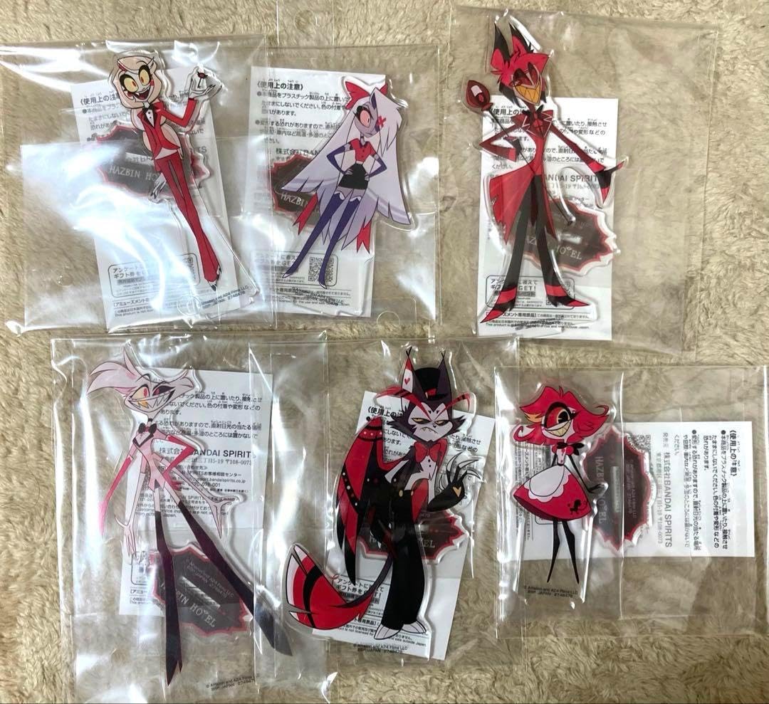 ハズビン・ホテルへようこそ スタンド付きアクリルプレートvol.1、2 全