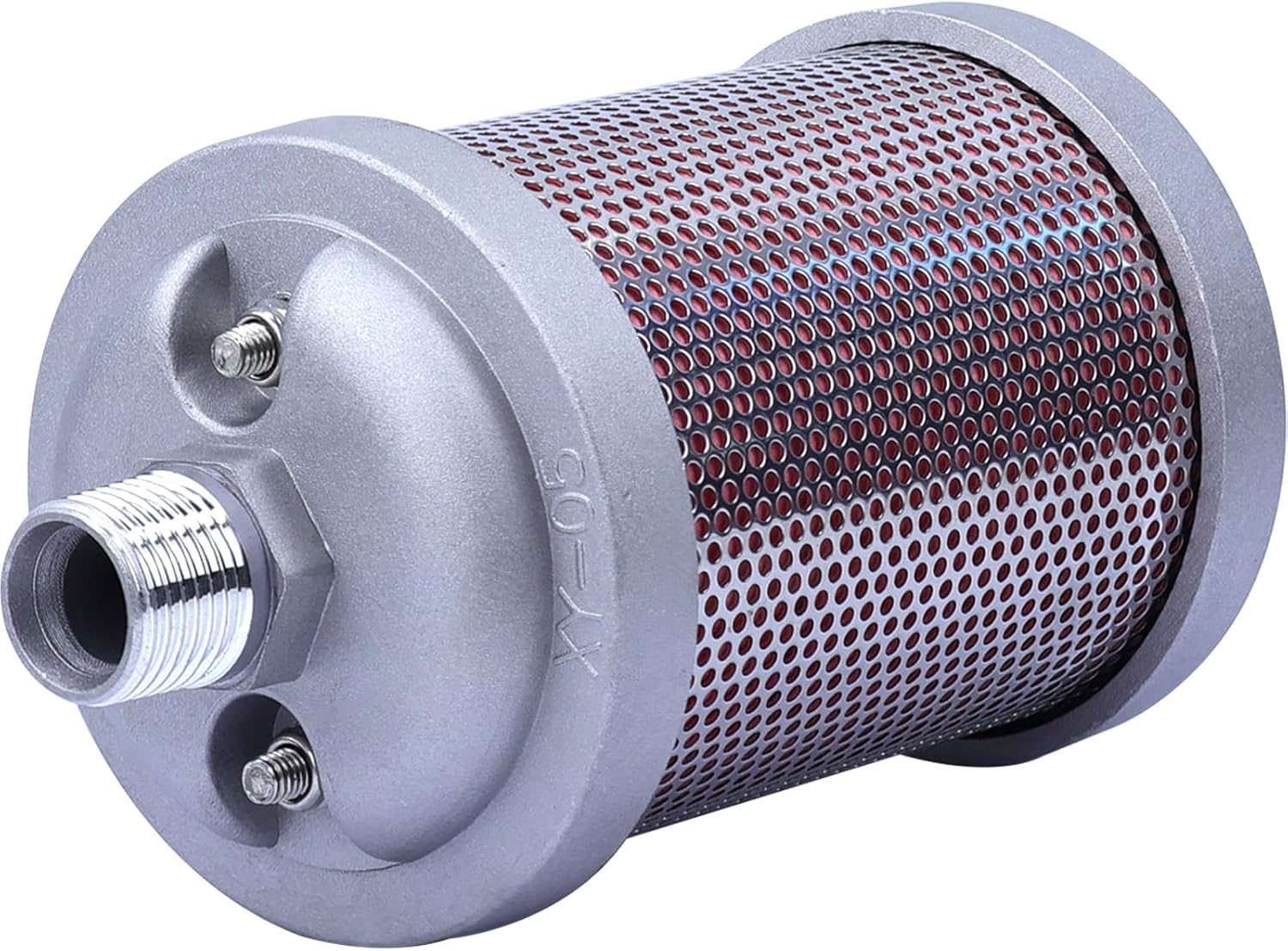 XY-07 Air Compressor Muffler 3/4" NPT Air Exhaust Muffler Silencer for Compressor Dryer Compressed Air Equipment and Systems, Single Chamber 145 PSI, Replacement Part