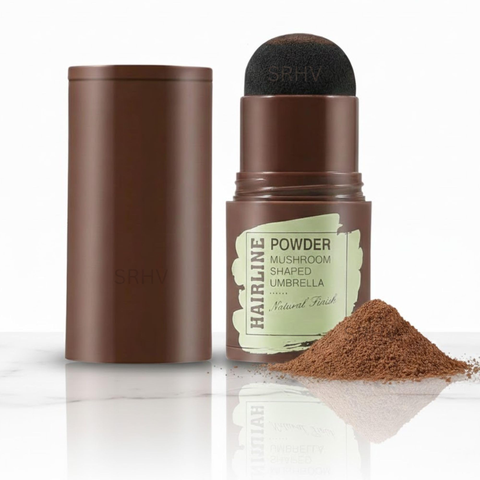 Hairline Powder Stick Brown for Women & Men | Natural Hair Shadow Filler for Thinning Hair & Grey Roots | Quick Root Touch-Up & & Grey Roots Concealer with Sponge Pen | Long-Lasting, Matte Finish-picture-20