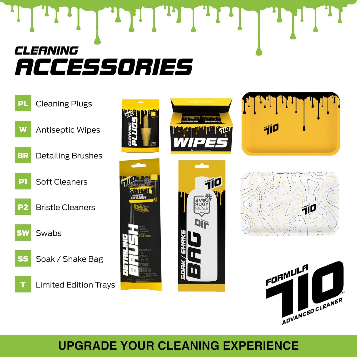 All Natural by Formula 420 | Glass Cleaner | Cleaner Pack | Safe on Glass, Metal, Ceramic, and Pyrex | Cleaner - Assorted Sizes (16 oz - 3 Pack)