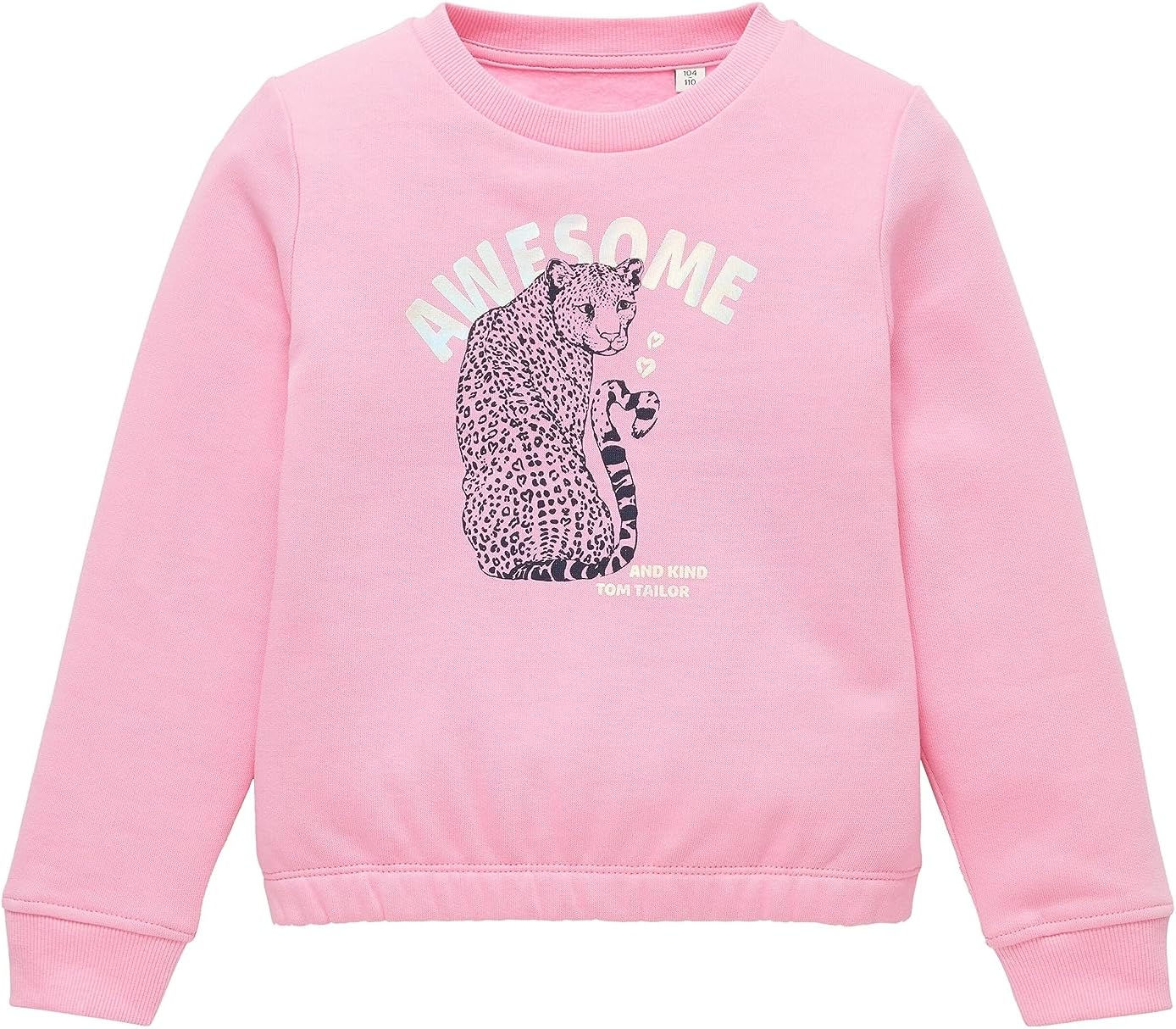 TOM TAILOR Mädchen Sweatshirt Mit Print - Nachhaltige Bio Baumwolle