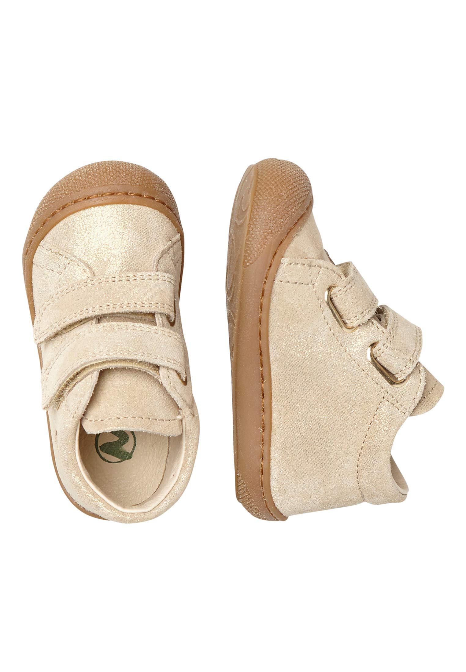 Naturino Buty z błyszczącego zamszu