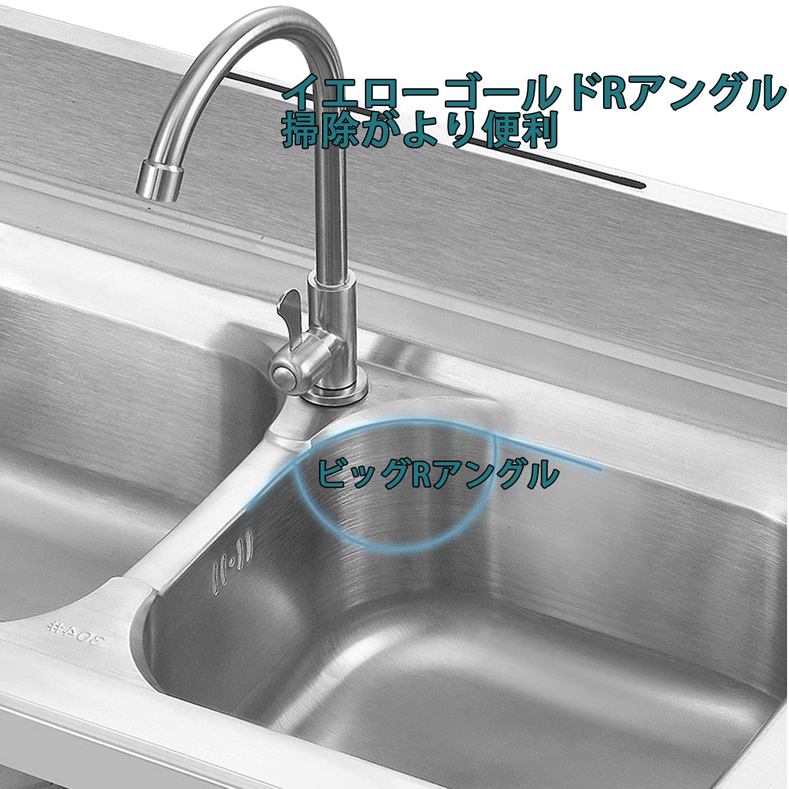 Amazon.co.jp: 流し台 屋外 ステンレス大型 ガーデンシンク ステンレス
