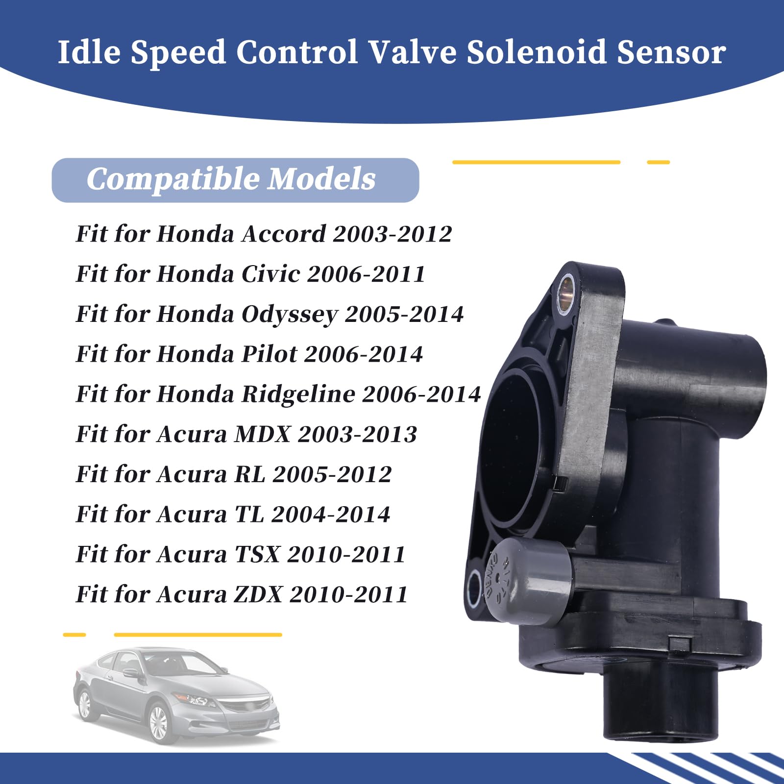 Idle Air Control Valve 17150-RNA-A01 For Honda Civic Odyssey Acura MDX